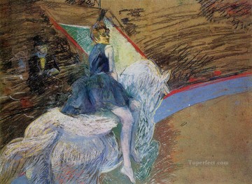  circo Obras - en el circo fernando jinete sobre un caballo blanco 1888 Toulouse Lautrec Henri de